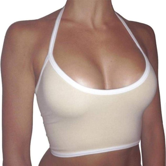 Tops - BOGO 1\2 OFF | Boho Bustier Halter Crop Top